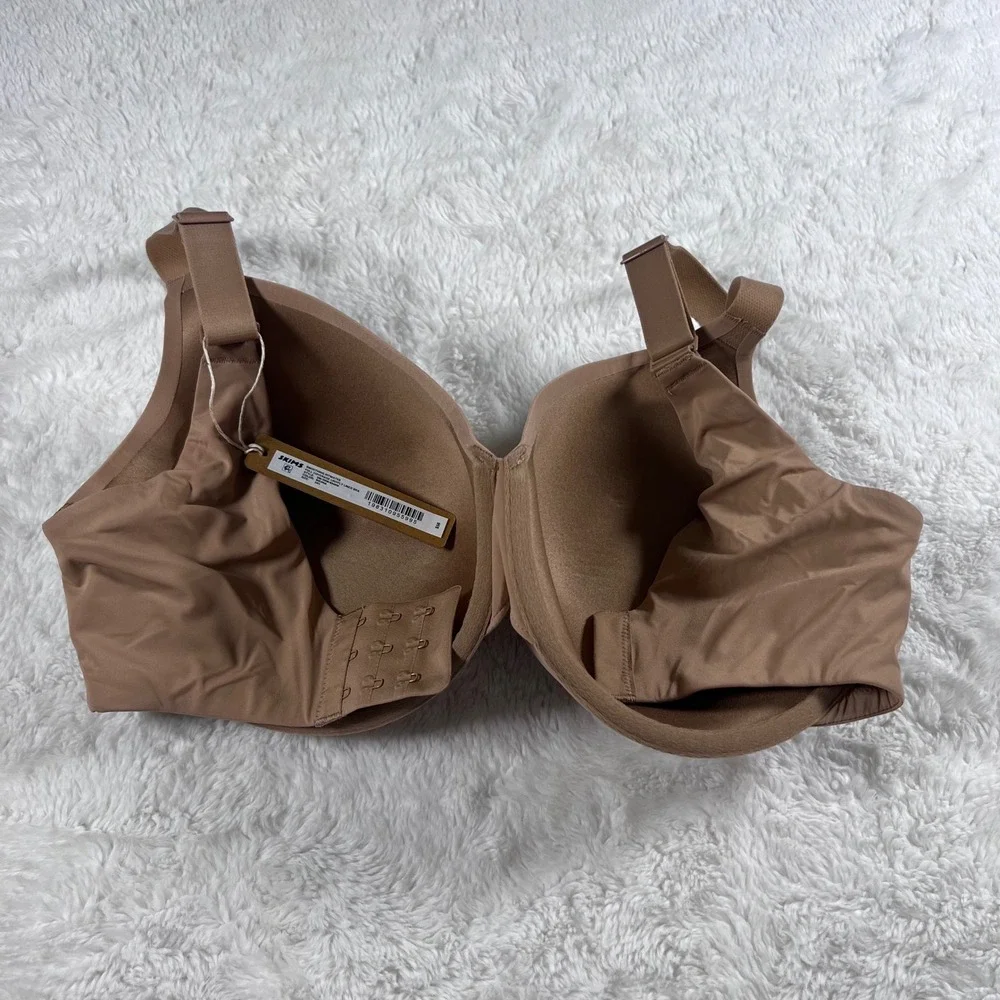 SKIMS Womens Smoothing Intimates Full Coverage Lightly Lined Bra Sienna Size 34H